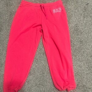 GAP Kids Vibrant Red Joggers